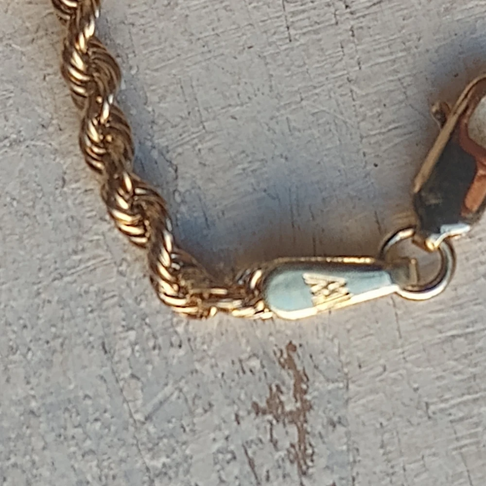 Solid 10k Rope Chain 17"  Michael Anthony - Picture 5 of 7